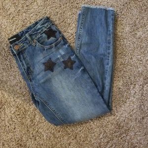 Embroidered Star Jeans :)